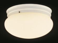 Trans Globe 3620 WH - 2 LT FLUSH- 10"" MUSHROOM- OPA